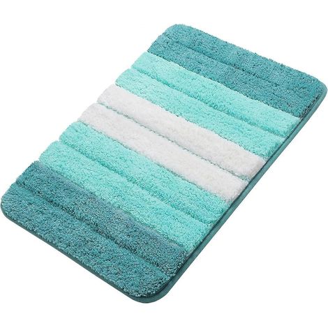 Honornic - Rutschfeste Badematte 50 X 80 Cm, Türkis, Für Boden Und Badewanne, Extra Weich Und Saugfähig.