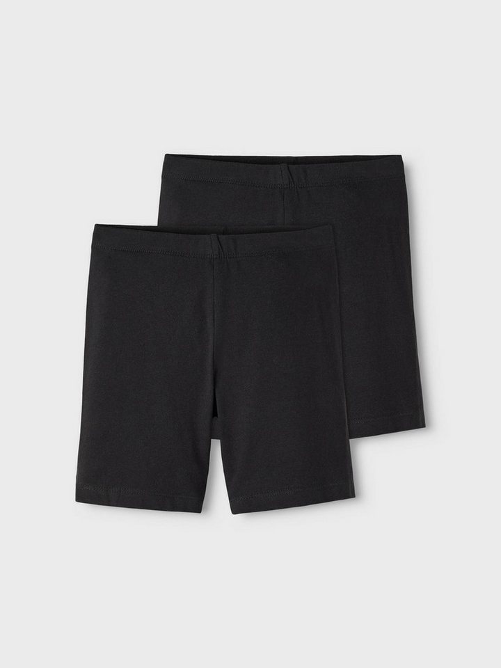 Name It Radlerhose NKFVIVIAN 2P SOLID SHORT LEGGING NOOS (Packung, 2-tlg) Baumwollmischung, Stretch, Slim Fit Bild 5