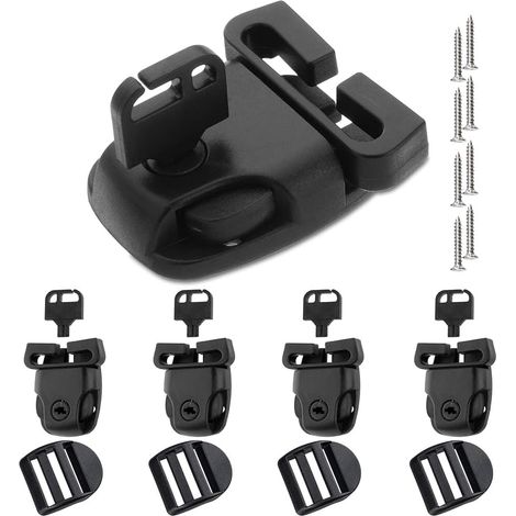 Apex Ersatz-spa-abdeckungsclips, 4er-pack, Mit Schlüssel Und Schiebeschnalle, Hardware-zubehör, Ersatz-spa-schlösser.