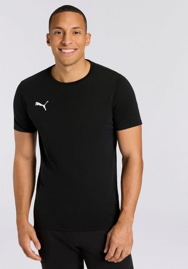 PUMA Trainingsshirt TEAMGOAL CASUALS TEE gerader Abschluss, Kurzarm, für Sportmode, Rundhalsausschnitt