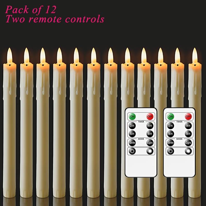 Set Mit 12 Flammenlosen, Flackernden Led-kerzen Mit Verschiedenen Flackermodi, Ideal Für Valentinstag, Ostern, Hochzeiten, Halloween, Weihnachten Und Als Dekoration Für Ihr Zuhause.