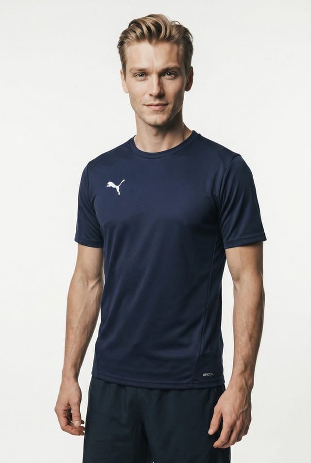 PUMA Fußballtrikot TEAMGOAL JERSEY Fußball, Kurzarm, sportlicher Stil, leichtes Webmaterial