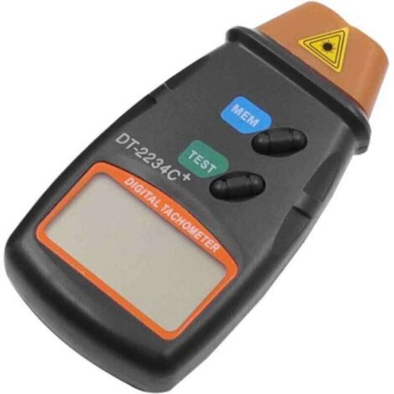Digitales Laser-tachometer Für Die Tasche, Berührungsloses Tachometer Mit Einem Messbereich Von 2,5 U/min Bis 99.999 U/min, Lcd-anzeige Mit 3 Reflektierenden Streifen
