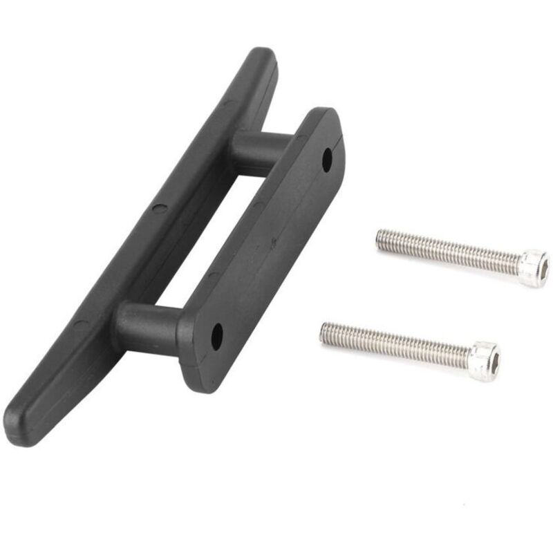 Verzurrungspfosten, Bootspfosten, Tbe 6,5" Verzurrungspfosten Ersatzpfosten Für Boot/kanu Ankerplatz Deck Nylon Schwarz, 2-loch-basis Anker Offen Mit Schrauben