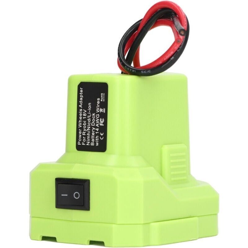 Lithium-batterieadapter, Batteriekonverter Für Elektrowerkzeuge, 14awg-kabel, Für Ryobi 18v One+ Serie