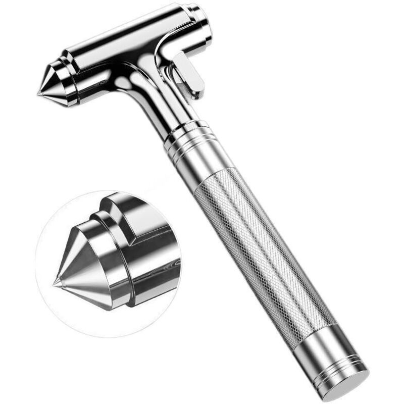 Automatischer Sicherheits-hammer Mit Wolframstahlspitze, Kann Auch Als Sicherheitsgurtschneider Verwendet Werden.