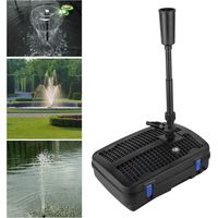 4-in-1 Teichpumpe Mit Filter, 11-w-uv-filter, 2500 L/h, Mit 10 M Netzkabel Für Springbrunnen Und Garten