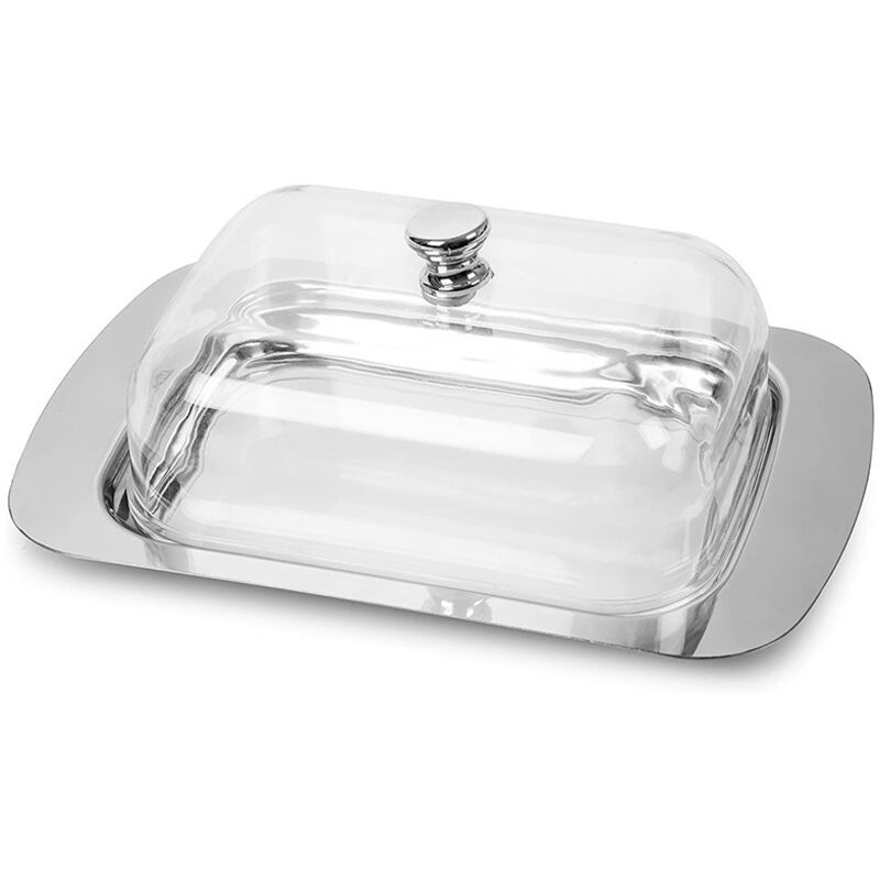 Butterdose Mit Deckel Und Griff Aus Edelstahl, Europäischer Stil Für Butter Und Käse, Behälter Aus Edelstahl