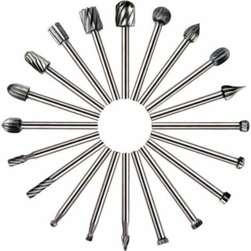 20-teiliges Set Rotierender Werkzeuge, Hss-fräser, Holzfräser, Für Dremel/zubehör Für Diy-holzarbeiten, Rotierendes Gravurwerkzeug