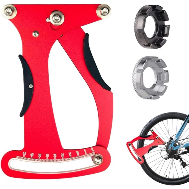 Fahrrad-spannungsmesser Aus Aluminiumlegierung, Rad-reparaturwerkzeug Zur Messung Der Speichenspannung