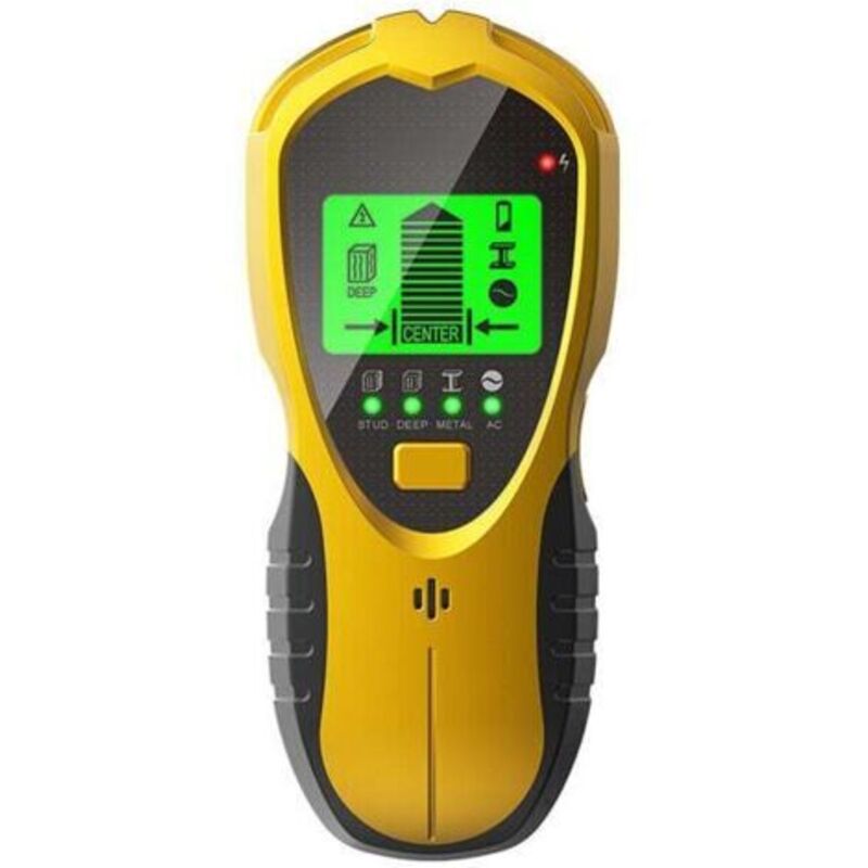 4-in-1-wandscanner, Metall-detektor Mit Lcd-bildschirm, Wandscanner Zur Erkennung Von Holzständern, Metall Und Elektrischen Leitungen In Wänden, Böden Und Decken, Betrieben Mit 9v-batterie