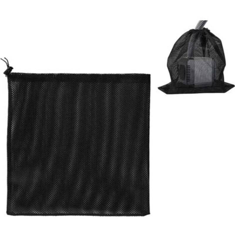 Pumpenbeutel, Pumpenfilternetzbeutel, Teichpumpenfilterbeutel, Pumpennetzbeutel, Zubehör Für Hauswasserpumpenfilter (45 X 45 Cm, Schwarz)