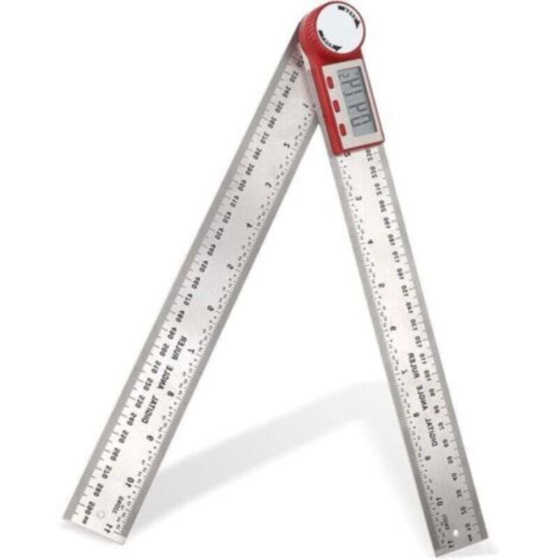 Digitale Winkelmessregel, 0-360° Digitaler Neigungsmesser Aus Edelstahl, Winkelmesser Mit Lcd-anzeige Für Holzarbeiten, Bau Und Reparaturen