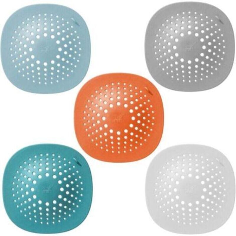 Silikon-abflussgitter Und -abdeckungen, 5-teiliges Set, Geeignet Für Dusche, Küche Und Badezimmer