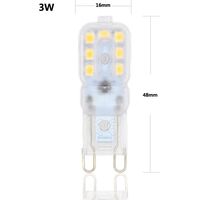 G9 Led Lampe Glühbirnen, Weiß 6000k 3w G9 Led Birne Licht Entspricht 20 W Halogenlampen 420 Lumen Dimmbar, 10er Pack [energieklasse A+] H249