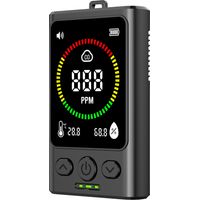 Co2-detektor Luftqualitätsmonitor Abs-tester Mit Echtzeitanzeige Zur Messung Von Luftfeuchtigkeit, Temperatur Und Co2