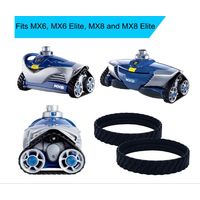 2 Anpassbare Kettenräder Für Zodiac Mx6 Mx8 Mx9, Reifen Für Baracuda Poolreinigungsroboter R0526100 F