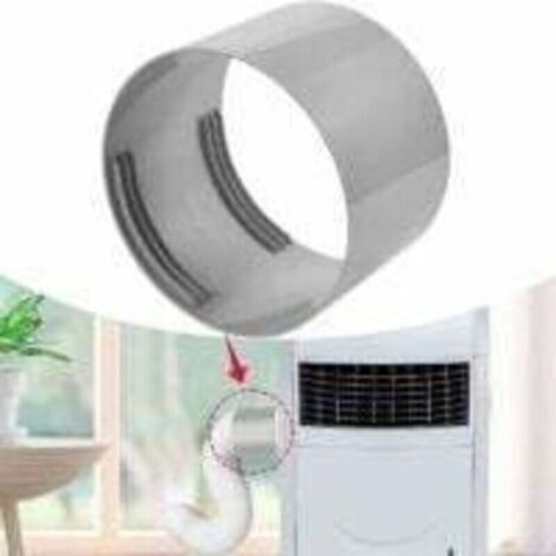 Fensteradapter Für Klimaanlage, Flachmund-schnittstelle, Für 150 Mm/5,9 Zoll Abluftschläuche Von Mobilen Klimageräten Und Wäschetrocknern, Keine Undichtigkeiten