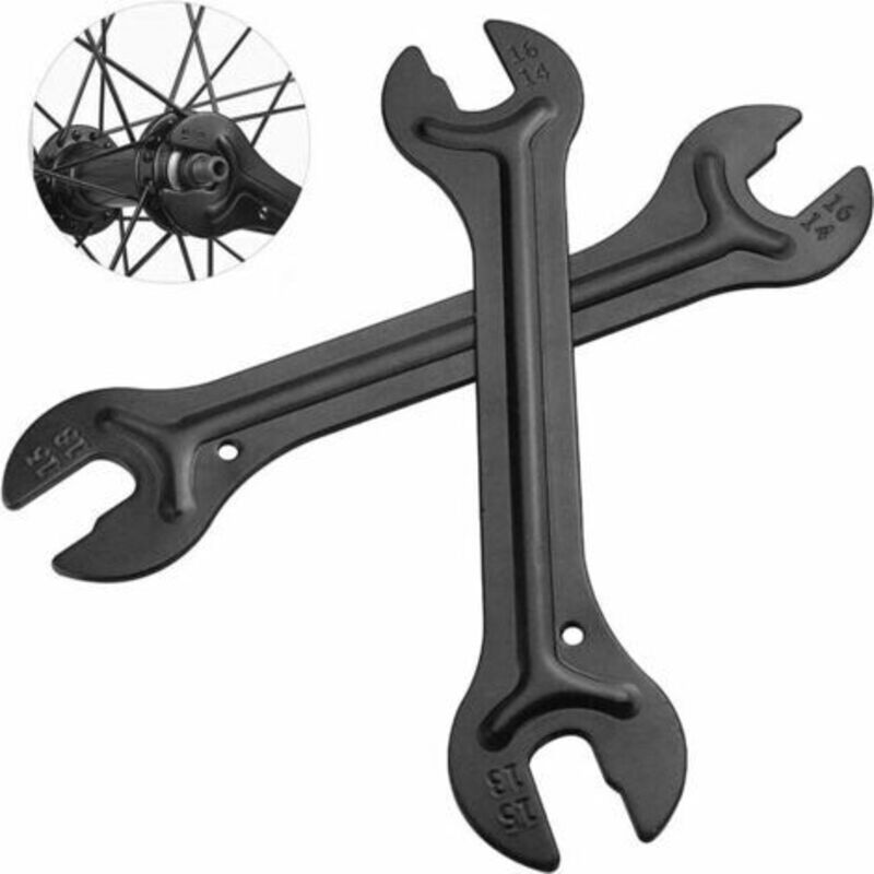 2 Stück Fahrrad-naben-schlüssel, 13/14/15/16mm Konusschlüssel, Fahrrad-konusschlüssel Zum Reparieren Von Fahrradpedalen Und Radnaben, Zubehör Für Fahrrad-reparaturwerkzeuge