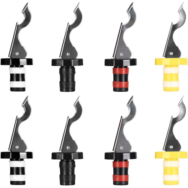 Hebelkorken, 8er-set, Für Wein-, Wasser- Und Andere Getränkeflaschen. Universelle, Wiederverwendbare Korken Für Wein, Champagner, Bier Und Andere Getränke.