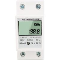 Einphasiger Stromzähler Mit Digitaler Lcd-anzeige 5-80a 220v 50hz Kwh Verbrauchszähler Ddm15sc