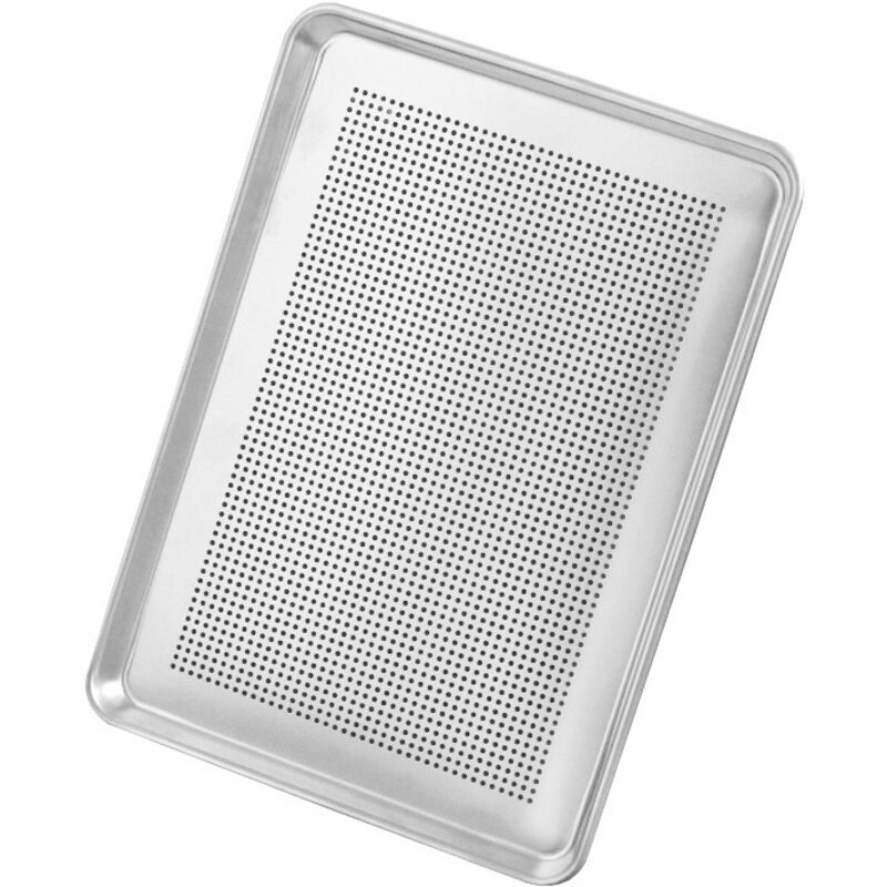 Perforierte Aluminium-kochplatte, 45 X 33 X 2,5 Cm