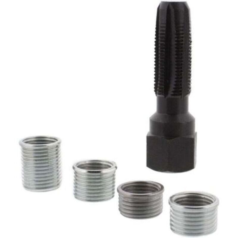 Gewindereparaturset Für Zündkerzen M14x1,25, M14-gewindereparatur Mit 4 Gewindebohrern, Reparatur Von Glühkerzengewinden
