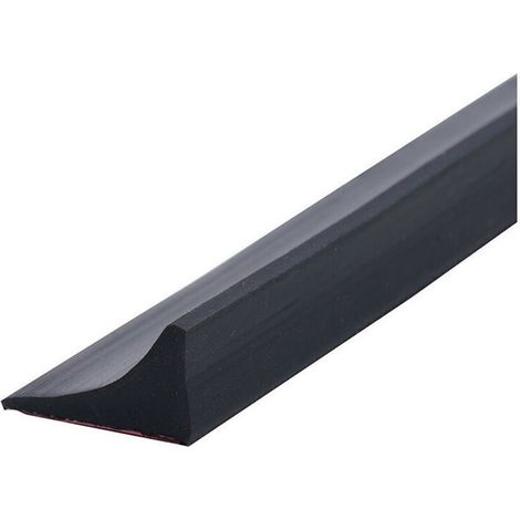 200cm Silikon-duschbarriere, Selbstklebende Duschschwellen-anti-überlauf-leiste, Duschwassersperre, Duschschwelle Wassersperre, Faltbare Duschbarriere Für Badezimmerboden - Schwarz