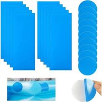 Rustine Pool Reparaturset Selbstklebende Pvc-patches Für Poolfolien Und Luftmatratzen, 20 Stück