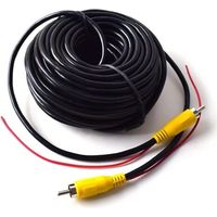 15m Video-verlängerungskabel Rca Jack Phono-stecker Für Rückfahrkamera, Rotes Detektionskabel
