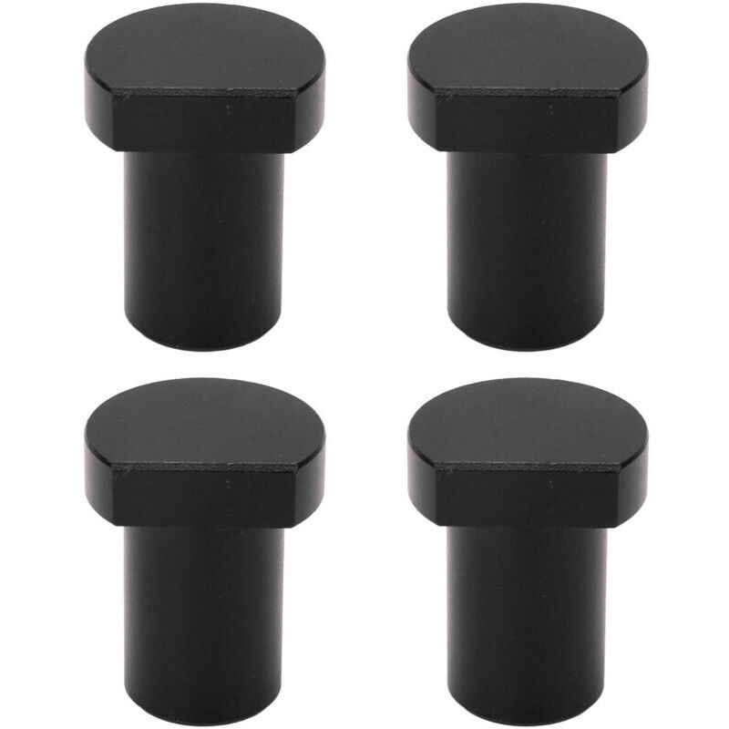 Set Mit 4 Professionellen Bankhaken, Tischstoppern Aus Aluminiumlegierung Mit Zapfen Für Schreiner (schwarz)
