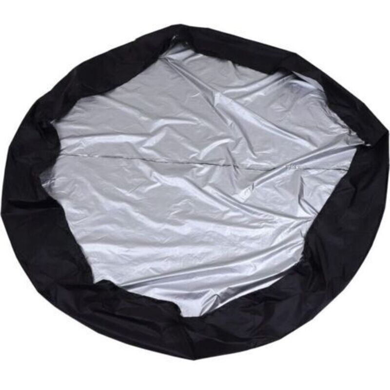 Planen Und Zubehör Abdeckung Für Runden Whirlpool Pool Outdoor-schutzhaube Aufblasbare Whirlpool-abdeckung Pool-schutzabdeckung (190-90 Cm, Schwarz)