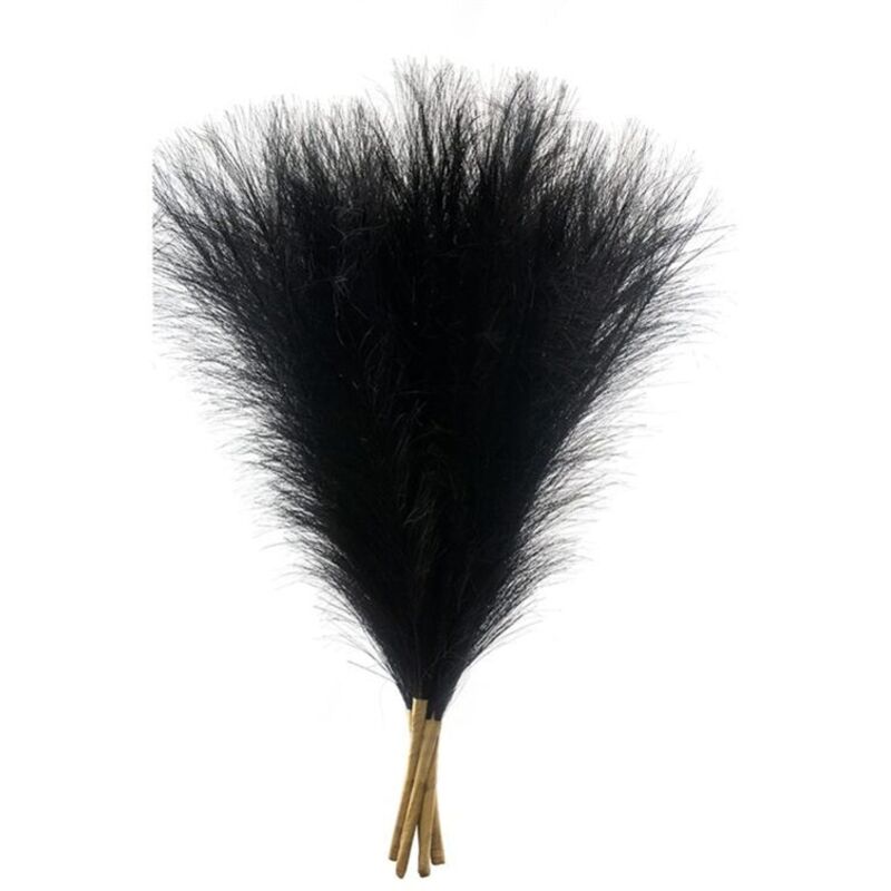 Künstliches Schwarzes Pampasgras 45 Cm 18 Zoll Innendekoration Feder Ornament