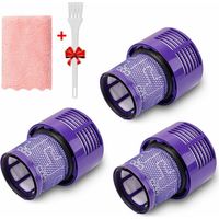 3 Stück Ersatzfilter Für Dyson V10-serie, Ersetzt Filterreferenz 969082-01 B