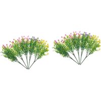 10 Stück Eukalyptus Kamelie Künstlicher Stiel Künstliche Stängel Künstliche Blätter Blumenstecker Künstliche Blumenstecker Falsche Stecker Pflanzliche Dekoration