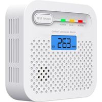 Kohlenmonoxid-detektoren, Batteriebetriebener Co-alarm Mit Digitaler Anzeige, Tragbarer Co-warner, Präzise Und Gut Ablesbar, Für Reisen/auto/zuhause/küche/restaurant/hotel