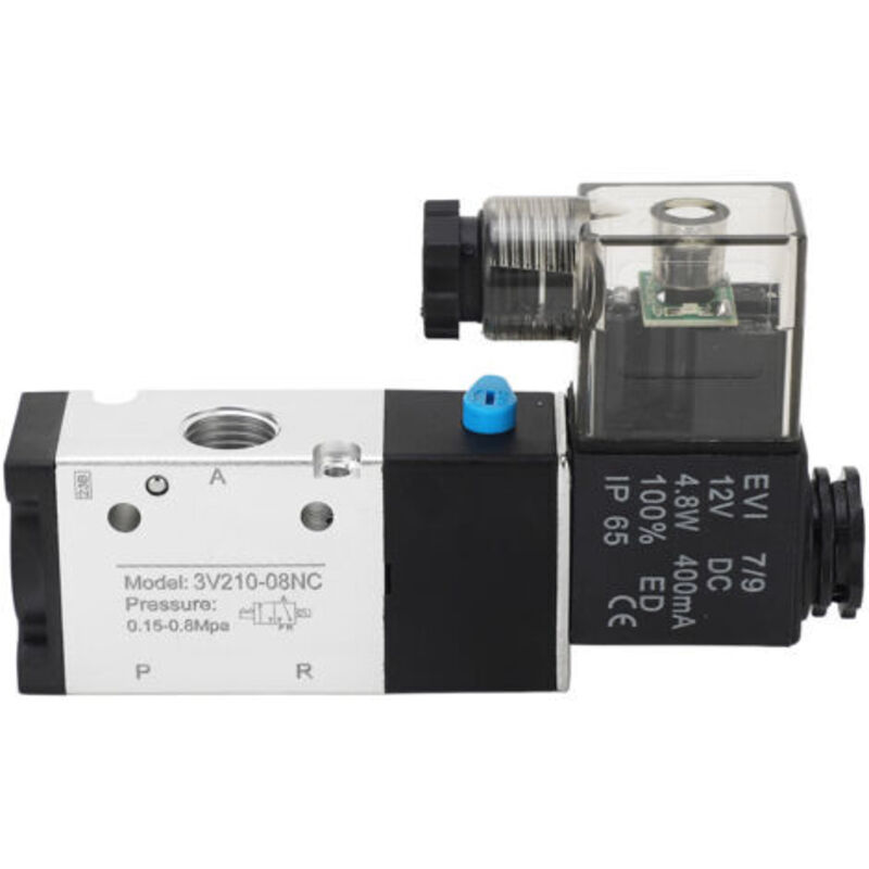 Pneumatisches Magnetventil Npt 1/4 Zoll, 2-wege, 3-wege, Ip65, Luftbetrieben, Dc12v