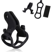 Fahrrad-taschenlampenhalter, Universeller Klemmhalter Für Fahrradlenker/vorderradbügel/frontlicht-halterung