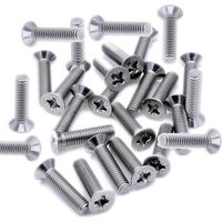 Satz Mit 25 Senkschrauben Pozi M4 (4 Mm) X 40 Mm, Doppelt Kegelförmig Versenkt (schraube) H266