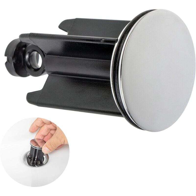 Universeller Waschbeckenspund Ø 40 Mm – Verchromtes Messing Und Abs – Höhenverstellbar Von 6,7 Bis 8,3 Cm – Rostfrei Und Leicht Zu Reinigen