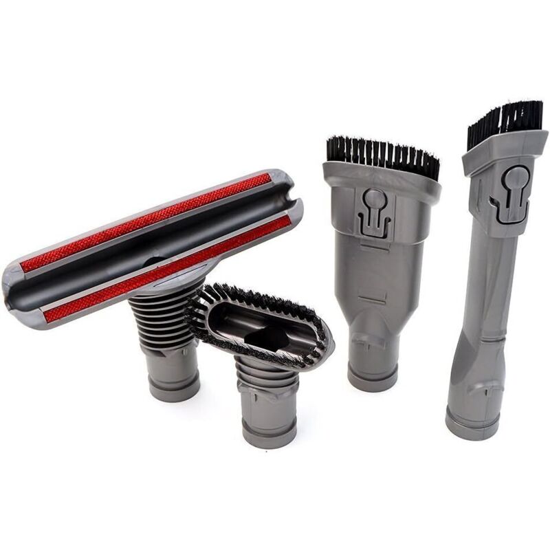 Bürsten-zubehör-set Für Die Hausreinigung, 4-in-1-werkzeugset Für Dyson Dc08 Dc24 Dc25 Dc33 Dc35 Dc37 Dc39 Dc40 Dc44 Dc45 Dc48 Dc58 Dc59 Dc62 Dc65 V6 Animal Handstaubsauger (4 In 1)