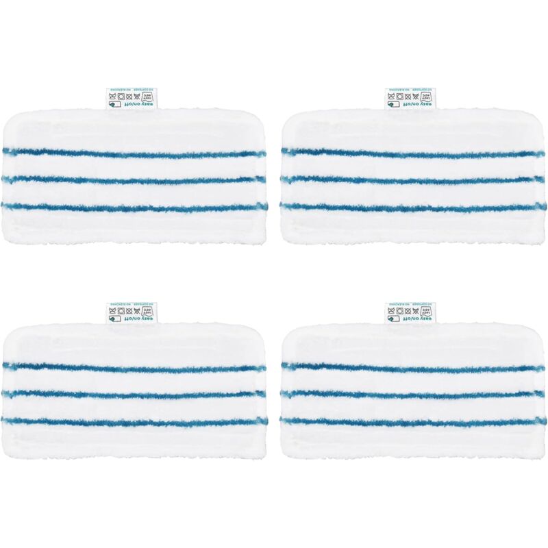 4 Mikrofasertücher Für Dampfwischer Von Black & Decker, Rechteckige Reinigungstücher Kompatibel Mit Fsm1600/fsm1610/fsm1620/fsm1630/hsmc1300/hsmc1321 (stil F)