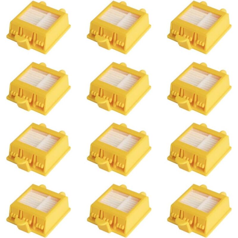 12er-pack Ersatzfilter Für Irobot Roomba 700 760 770 772 774 775 776 780 782 785 786 790 Zubehör-ersatzkit Kompatibel Mit Irobot Roomba Serie 700