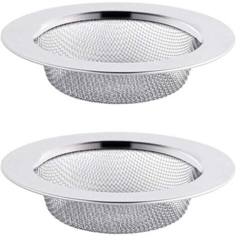 2 Stück Edelstahl-spülbeckenfilter, 11,5 Cm Abflussfilter, Sieb Für Spülbecken, Küchenspülensieb