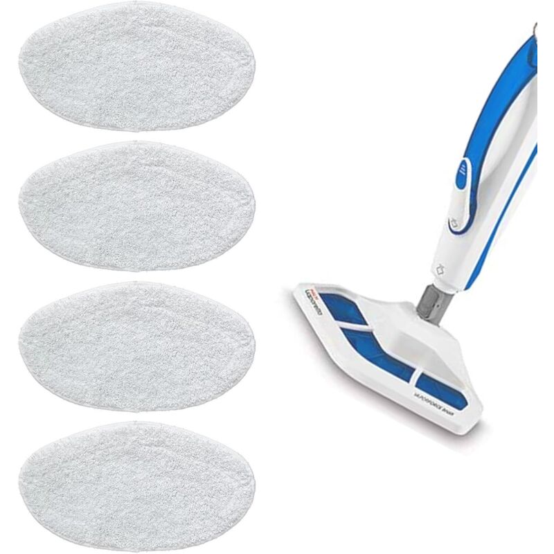 Ersatz-wischbezüge Für Polti, 4-teiliges Set, Dampfreiniger-mikrofaser-wischmopps, Waschbare Ersatz-wischbezüge