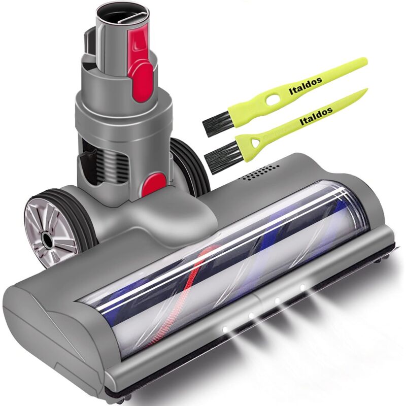 Elektrische Turbo-rotationsbürste, Kompatibel Mit Dyson V7 V8 V10 V11 V15, Schnelle Freigabe Mit Hartborstenwalze Für Parkett, Mit Automatischer Led-beleuchtung