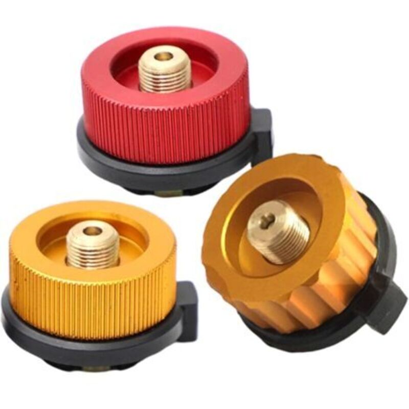 Outdoor Camping Gaskocher Adapter Anschluss Aus Aluminium Kochgeschirr Gaswerkzeug Tank Gasherd
