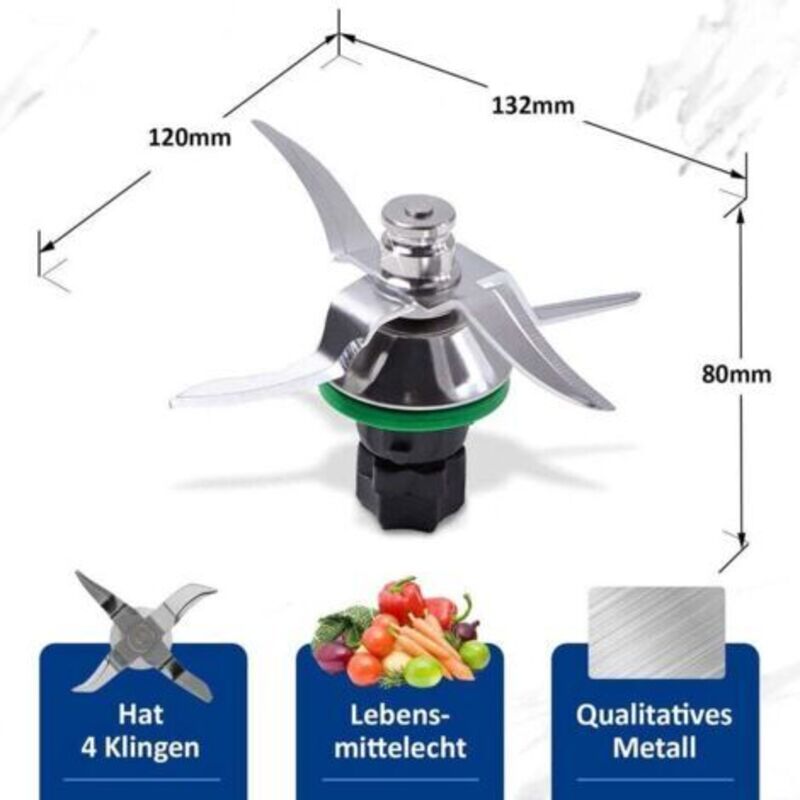 Thermomix Tm5/tm6 Messer, Klinge Für Vorwerk Thermomix Tm5/tm6 Roboter, Ersatzteil Und Zubehör, Küchen- Und Kochzubehör