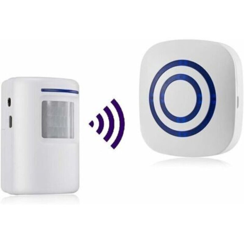 Bewegungsmelder Alarm, Sirene Infrarot-bewegungsmelder-sensor Kabelloses Pir-set Bewegungsmelder Infrarotsensor 38 Klingeltöne Von Debuns