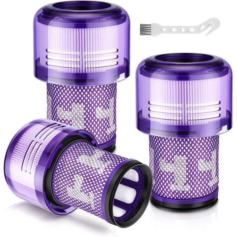 3er-pack Hepa-filter Für Dyson V12 Detect Slim Absolute, Ersatzfilter-zubehör V12, Waschbare Ersatzteile Für Dyson-staubsauger, Filter V12 971517-01